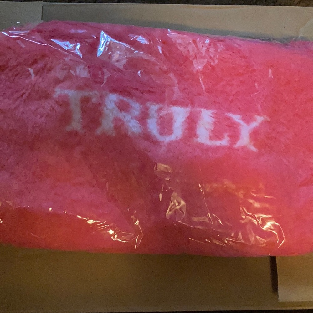 Truly Pink Fuzzy Bag